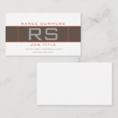 かっこいい スタイリッシュ ジオメトリック 名刺 (正面/裏面)