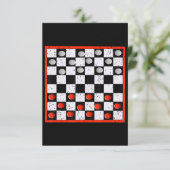 かっこいい チェスボード ハロウィン衣装 面白い ズボラ DIY エンクロージャーカード (スタンド正面)