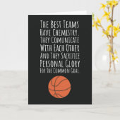 かっこいい バスケットボール チーム カード アスリート スポーツ プレーヤー (黄色い花)