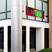 かっこいい! バナー - 4'x10' - 屋外 - カスタム 横断幕 (ビルの外側)