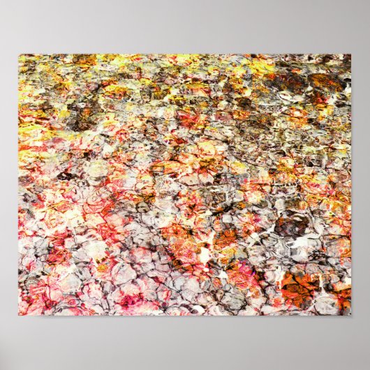 かっこいい、モダン、カラフルな抽象的な背景 ポスター (正面)