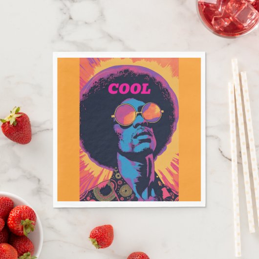 かっこいい/レトロな紙ナプキン スタンダードランチョンナプキン (インサイチュ)