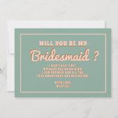 かっこいい 大胆 ブルー ピンク レッドの花嫁の提案 招待状 (正面)