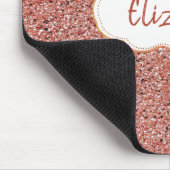 かっこいい 赤 おしゃれ, 大理石, フレーム - 名入れ可能 マウスパッド (コーナー)