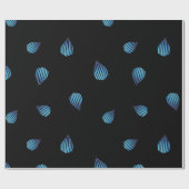 かっこいいDropilの仮想通貨コインサイン パターン ラッピングペーパー (フラット)