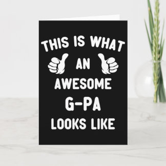 かっこいいG-paとはこんなもの すげぇGPA カード