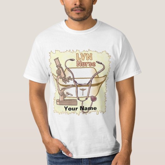 かっこいいLVN看護師tシャツ Tシャツ (正面)