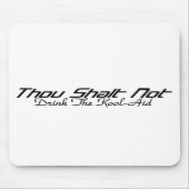 かっこい援助を飲んで下さい マウスパッド (正面)