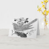 かっこう カード (黄色い花)