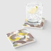 かっこII ストーンコースター (横)