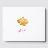 かつておとぎ話結婚の ゲストブック (裏面)