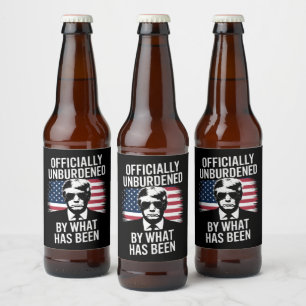 かつてのトランプから解放された ビールラベル