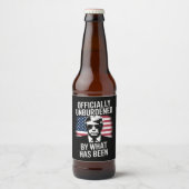 かつてのトランプから解放された ビールラベル (正面)