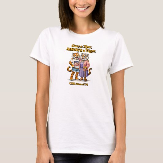 かつてのトラ (W) Tシャツ (正面)