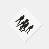 かつてのライン・ダンス スタンダードカクテルナプキン (角)