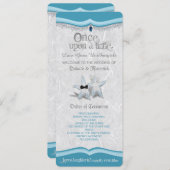 かつての愛の誓いウエディングプログラム 招待状 (正面/裏面)