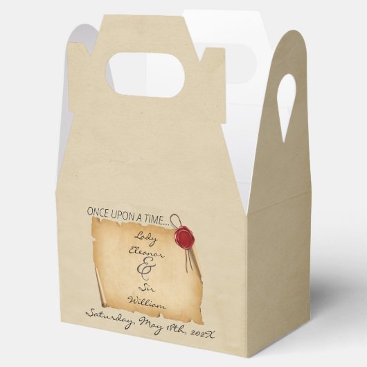 かつての物語を思わせる中世の蝋印 フェイバーボックス (オープン)