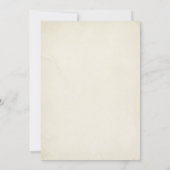 かつての童話のような 魔法の王様 輝かしい 招待状 (裏面)