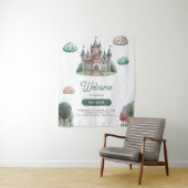 かつての緑の城のパステル ベイビーシャワー タペストリー (インサイチュ)