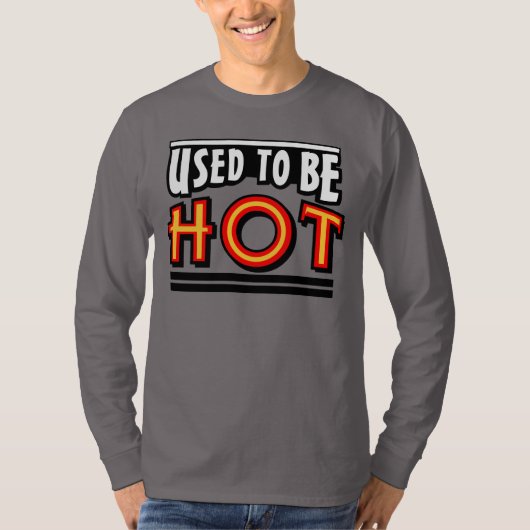 かつてはイケてた メンズ ロングスリーブTシャツ Tシャツ (正面)