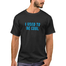 かつてはカッコ良かった、黒文字Tシャツ