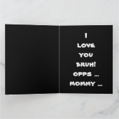 かつてはママとして知られていたママの日マミーギフト カード (内部)