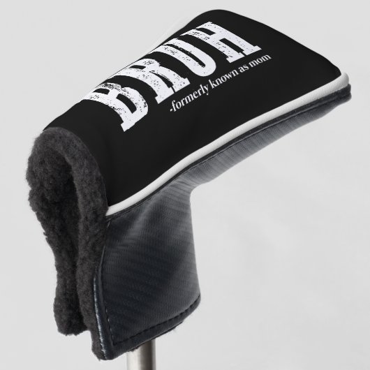 かつてはママと呼ばれたヤツの母の日 - おもしろい ゴルフヘッドカバー (3/4 正面)