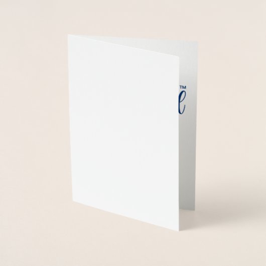 かつては公務員、今も公務員 箔カード (正面)