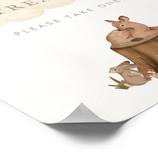 かつてウッドランドが好意で買い物をした ポスター (角)