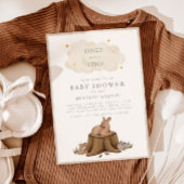 かつてウッドランドの動物の赤ん坊がシャワーを浴びた 招待状