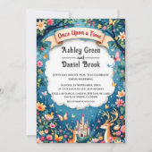 かつてウッドランドキャッスルフェアヤテール結婚ズ 招待状 (正面)