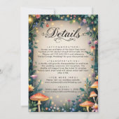 かつてウッドランドキャッスルフェアヤテール結婚ズ 招待状 (裏面)