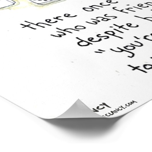 かつてトムの猫がいた図解入りの、写真付きの。 ポスター (角)