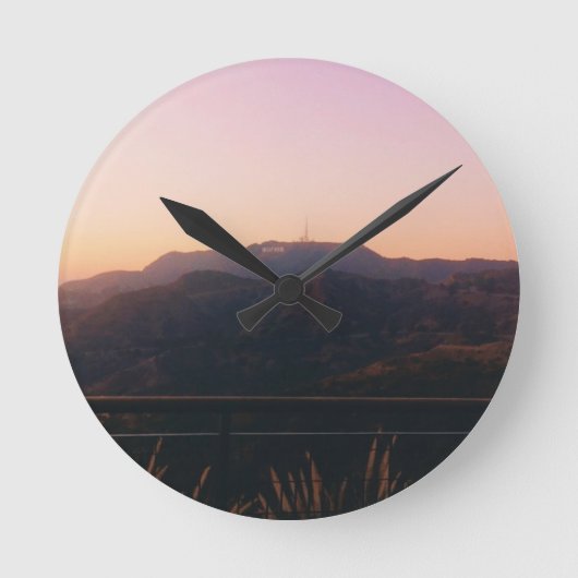 かつてハリウッドで ラウンド壁時計 (正面)