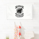 かつて人がいた – 巨大なおもしろいシュナウズ 横断幕 (インサイチュ)