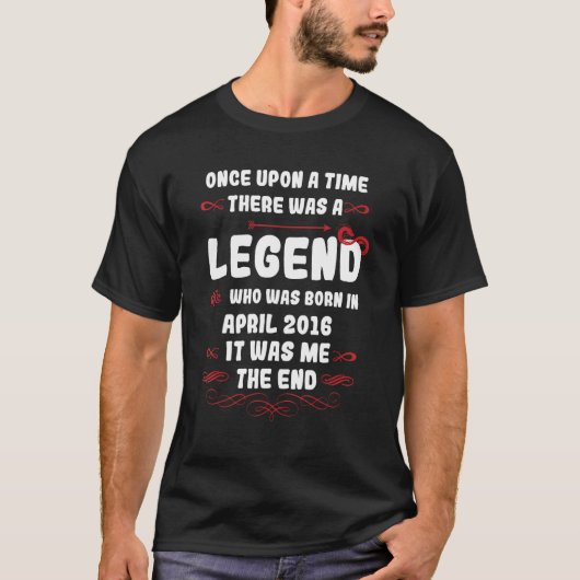 かつて伝説があった2016年4月Bir Tシャツ (正面)