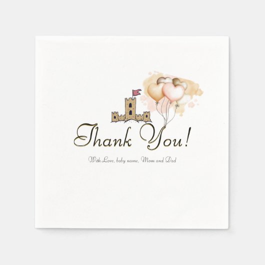 かつて喜びの国に スタンダードカクテルナプキン (正面)