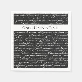 かつて手書きのストーリー作家のおもしろい スタンダードカクテルナプキン