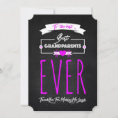 かつて最高のの祖最高の父サンキュー母に対して サンキューカード (正面)