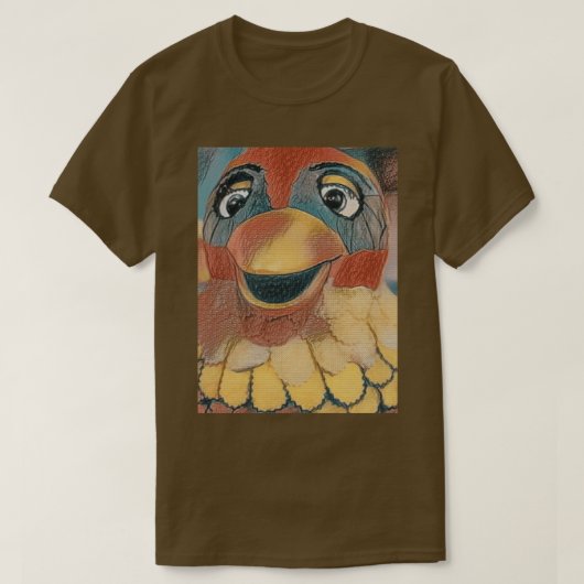 かつて理由の鳥だった Tシャツ (デザイン正面)