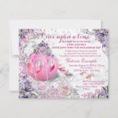 かつて赤ん坊がシャワーを浴びた 招待状 (正面)