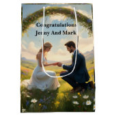 かつて魔法の結婚提案に ミディアムペーパーバッグ (裏面)