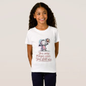 かつて魔法使いだったキッズTシャツ | かわいいドゥードル Tシャツ (正面フル)