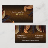 かつらの店の名刺 名刺 (正面/裏面)