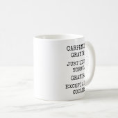 かなりクールな大工のおじいちゃん コーヒーマグカップ (正面右)