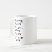 かなりクールな大工のおじいちゃん コーヒーマグカップ (正面左)