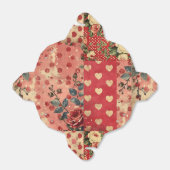 かなりダメージ加工されたヴィンテージシャビーチックな花柄 フェイバーボックス (折り畳みなし)