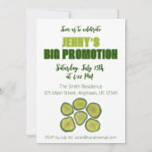 かなりビッグディールなグリーンピクルスチップおめでとう 招待状 (裏面)