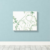 かなり夕べ キャンバスプリント (インサイチュ (ウッドフロア))