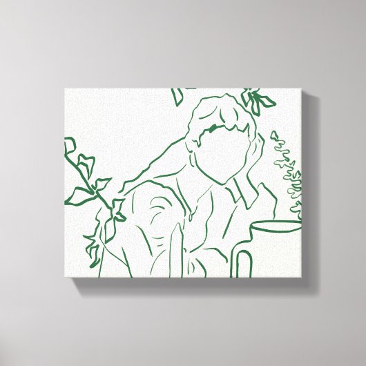 かなり夕べ キャンバスプリント (正面)